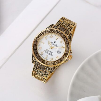 Rolex Oyster Vintage Gold-White